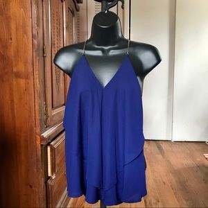 ❌❌SOLD❌❌Navy Blue Chain Blouse